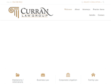 Tablet Screenshot of curranlaw.com